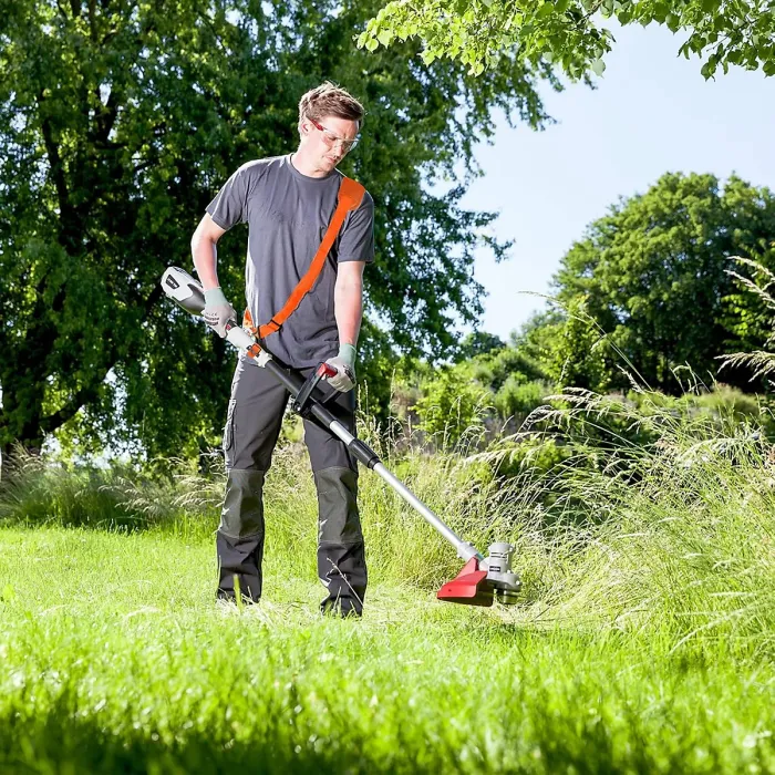Adjustable Orange Nylon Lawn Mower Shoulder Strap for Chainsaws and Mowers