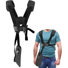 Durable Black Nylon Lawn Mower Strap for STIHL FS, KM Series, Adjustable