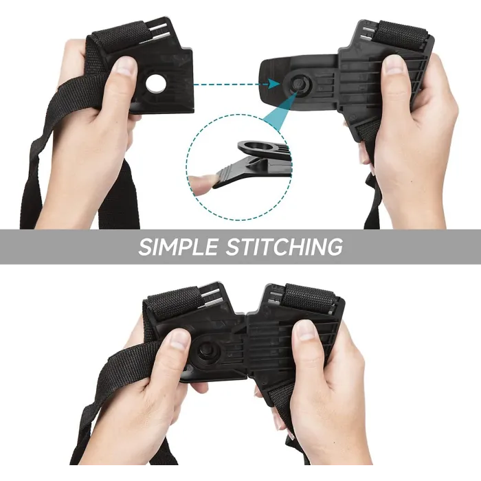 Durable Red Nylon Double Strap for STIHL FS, KM Series Lawnmowers, Adjustable