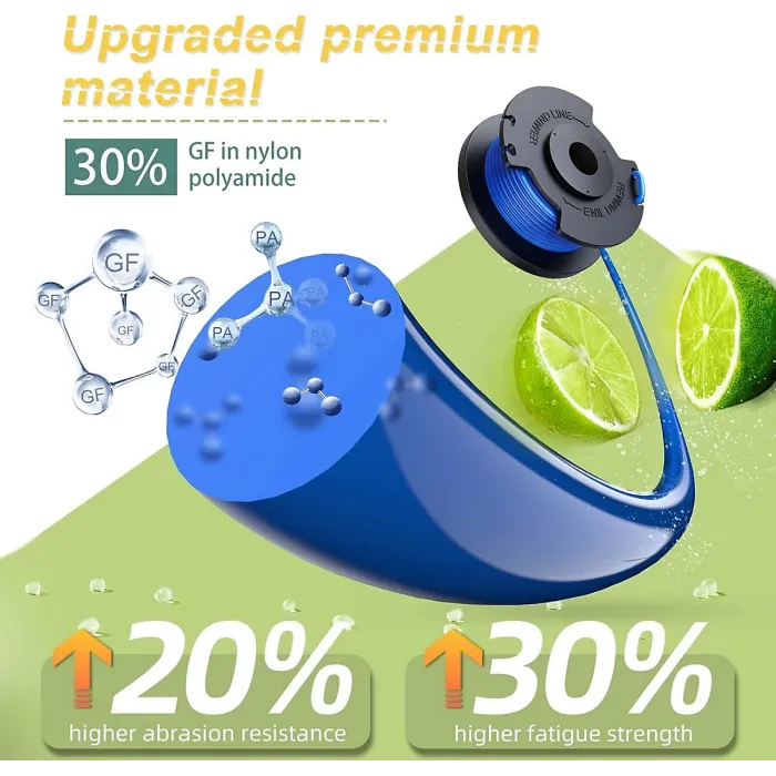 12 Pack AC14RL3A Replacement Cords for Ryobi One+ 18V, 24V, 40V, 1.65cm, 3.4m