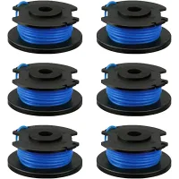 6 Pack AC14RL3A Replacement Spools for Ryobi 18V, 24V, 40V, 1.6mm, 3.4m