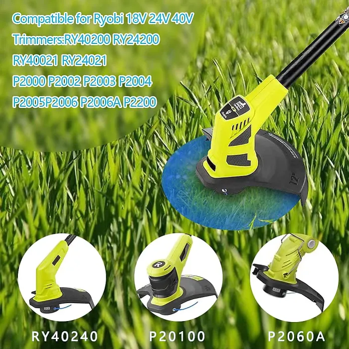 6 Pack AC14RL3A Replacement Spools for Ryobi 18V, 24V, 40V, 1.6mm, 3.4m