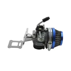 Carburetor fits for 49cc 47cc 43cc 2-stroke mini motorcycle engines, carburetor with air filter is suitable for mini pocket bikes