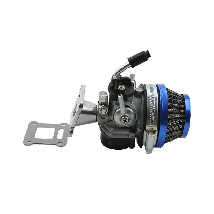 Carburetor fits for 49cc 47cc 43cc 2-stroke mini motorcycle engines, carburetor with air filter is suitable for mini pocket bikes