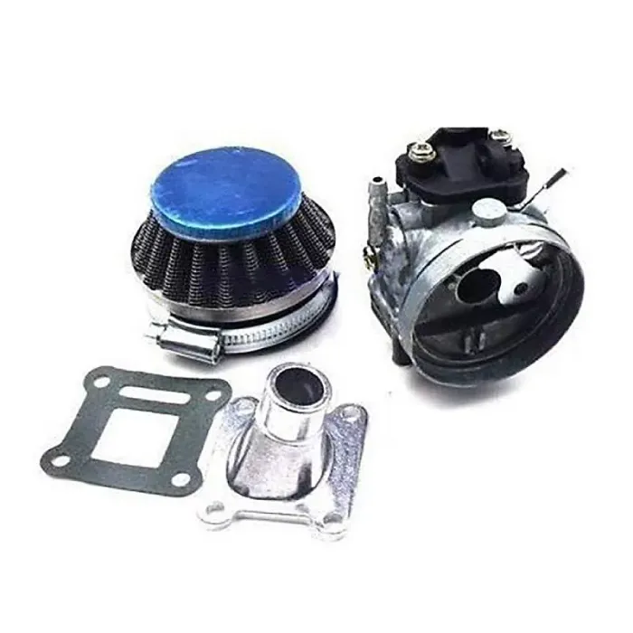 Carburetor fits for 49cc 47cc 43cc 2-stroke mini motorcycle engines, carburetor with air filter is suitable for mini pocket bikes