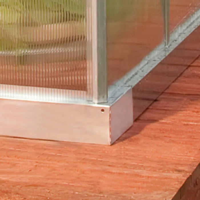 Palram - Canopia Mythos Silver 6x4 Greenhouse