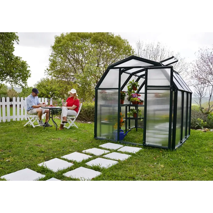 Palram - Canopia Eco Grow Green 6x6 Greenhouse