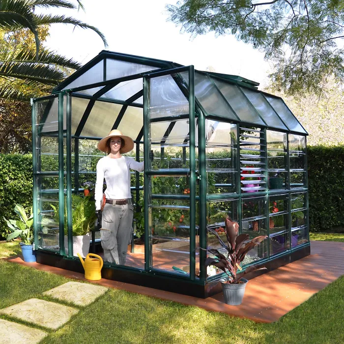 Rion Grand Gardner Green 8x8 Greenhouse