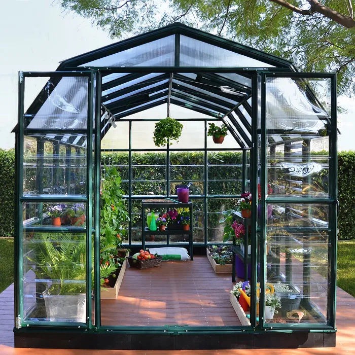 Rion Grand Gardner Green 8x12 Greenhouse