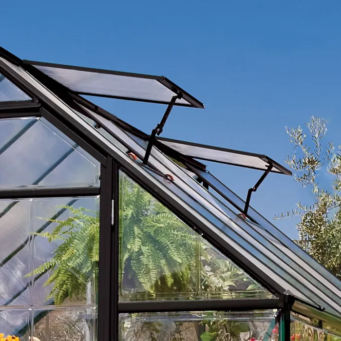 Palram - Canopia Victory Dark grey 12x10 Greenhouse