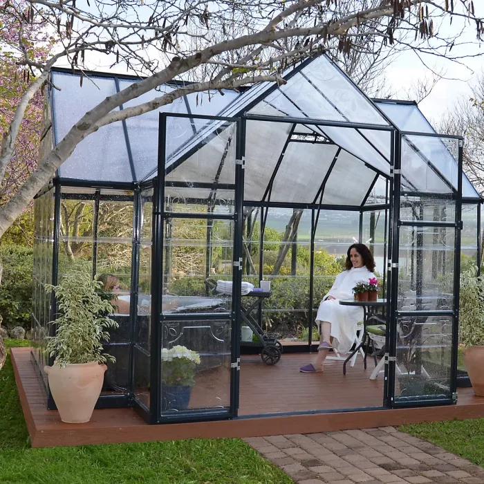 Palram - Canopia Victory Dark grey 12x10 Greenhouse
