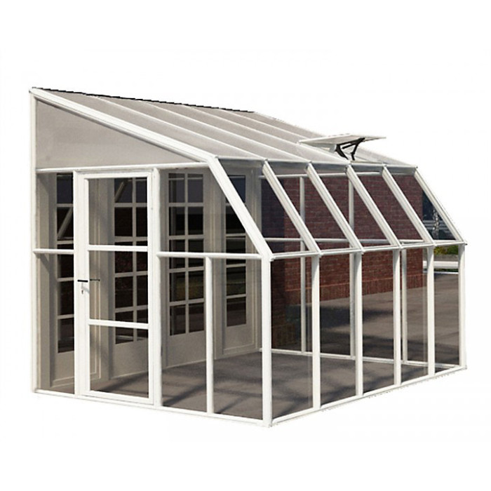 Lean To Greenhouse Sun Room Clear 8X10 - Polycarbonate/Acrylic - L322 x W257 x H266 cm