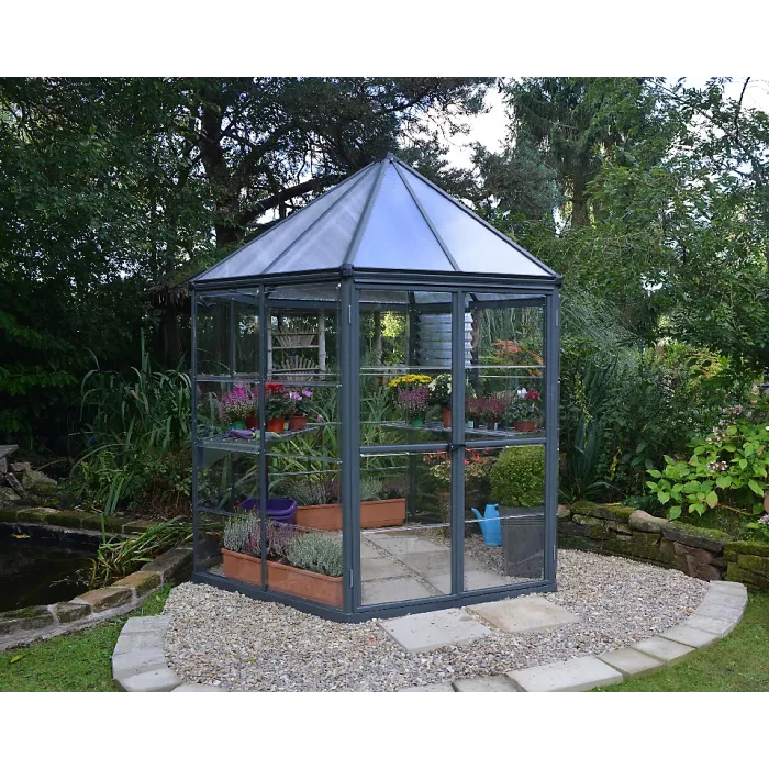 Palram - Canopia Oasis™ Grey 8x6 Greenhouse