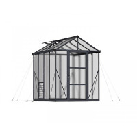 Greenhouse Glory 6 x 8 - Polycarbonate - L244.5 x W195.5 x H251 cm - Grey