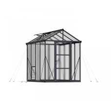 Greenhouse Glory 6 x 8 - Polycarbonate - L244.5 x W195.5 x H251 cm - Grey