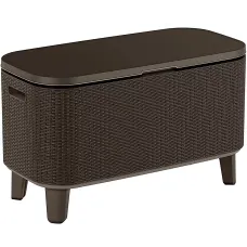 Keter Bevy Bar Cocktail Table BROWN