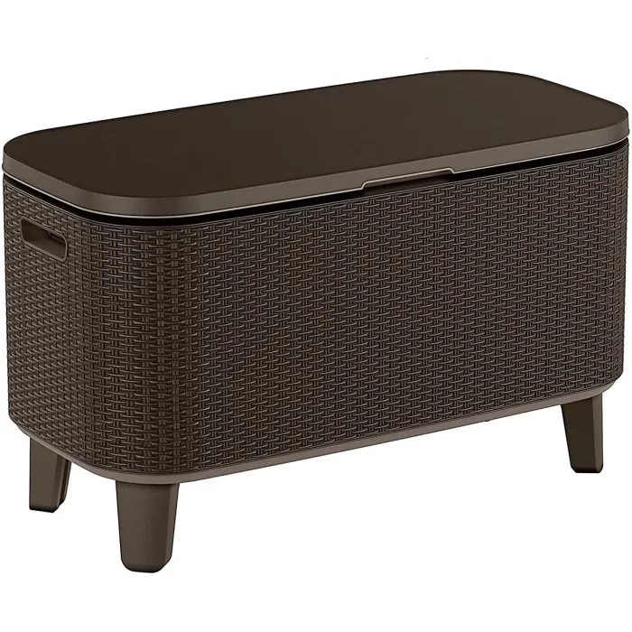 Keter Bevy Bar Cocktail Table BROWN