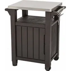 Keter Unity BBQ Side Table Brown