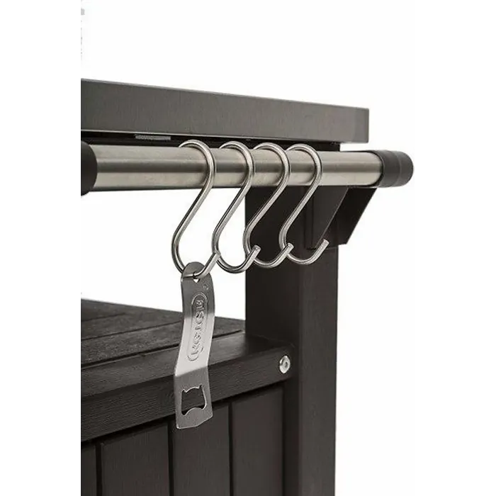 Keter Unity BBQ Side Table Brown