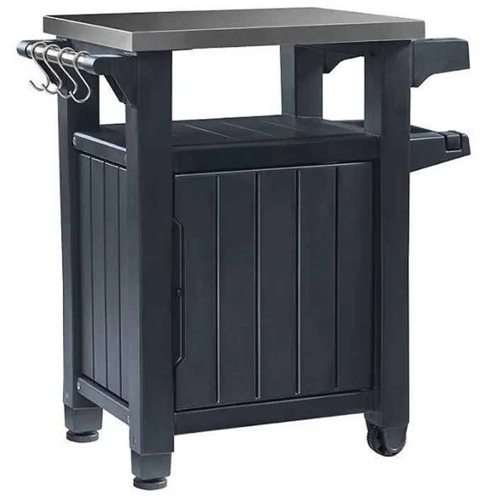 Keter Unity BBQ Side Table Graphite