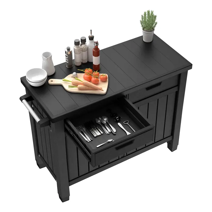 Unity Outdoor Kitchen BBQ table and Storage Cabinet