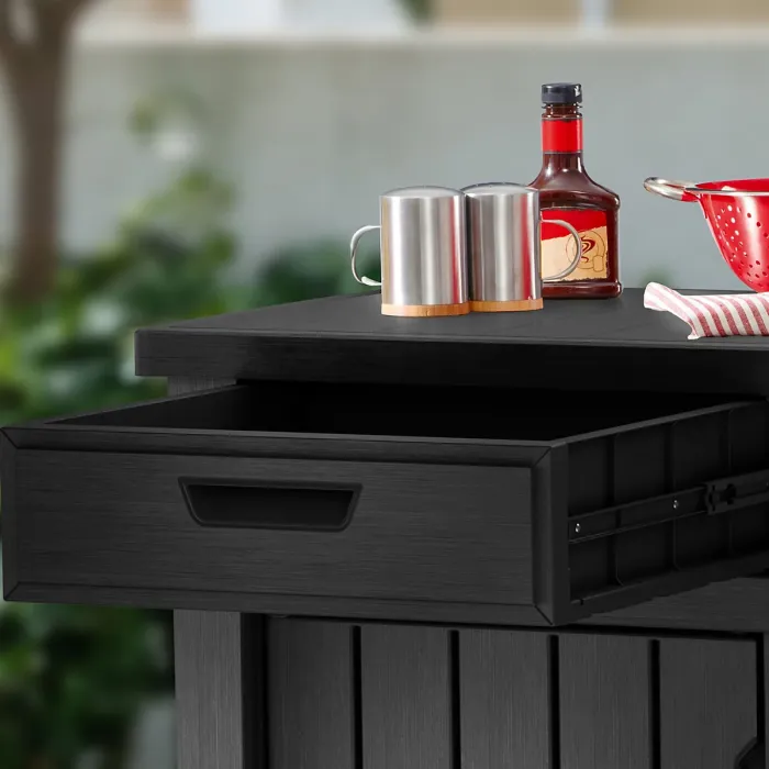 Unity Outdoor Kitchen BBQ table and Storage Cabinet