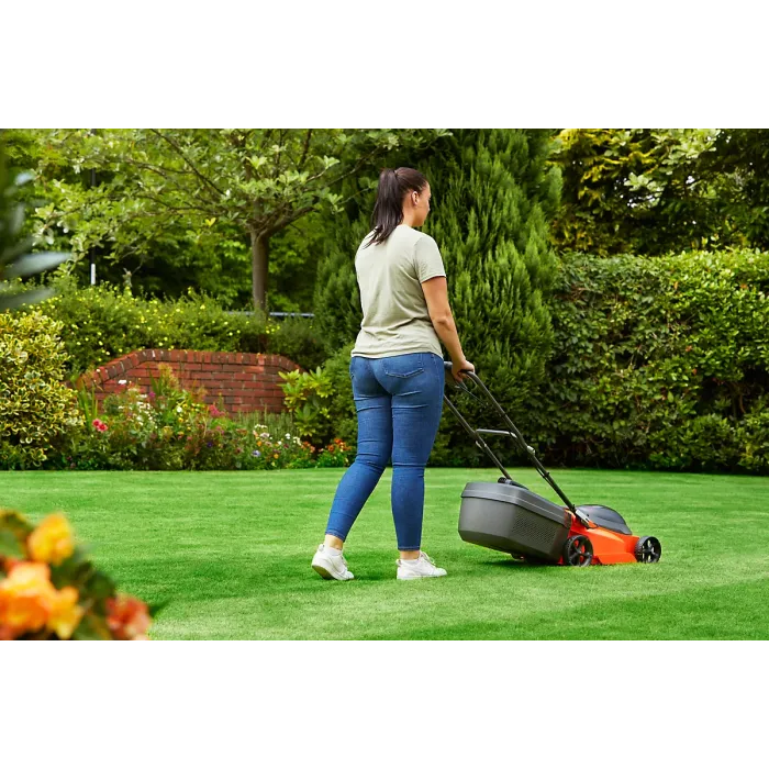 Flymo 36V EasiStore 340R Cordless Lawnmower Mower 34cm Twin 18v / 36v Bare Bosch