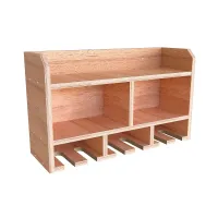 Tooltrek2 Power tool organizer storage rack, wall-mount drill holder, charging station for 6 power drills, Eucalytpus
