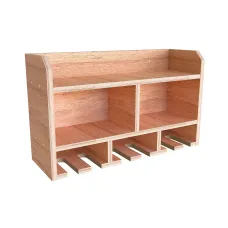 Tooltrek2 Power tool organizer storage rack, wall-mount drill holder, charging station for 6 power drills, Eucalytpus