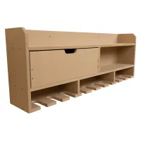 Tooltrek3 Power tool organizer storage rack, wall-mount drill holder, charging station for 10 power drills