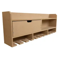 Tooltrek3 Power tool organizer storage rack, wall-mount drill holder, charging station for 10 power drills