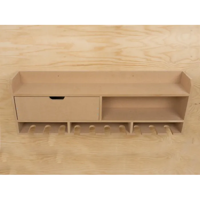 Tooltrek3 Power tool organizer storage rack, wall-mount drill holder, charging station for 10 power drills