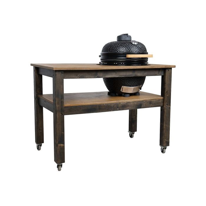 BBQ Space Outdoor Kitchen Islands, for Kamado Joe (Junior) Ceramic smoker (1.6m Length, with wheels)