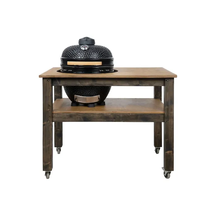 BBQ Space Outdoor Kitchen Islands, for Kamado Bono Minimo Ceramic smoker (1.2m Length, with wheels)