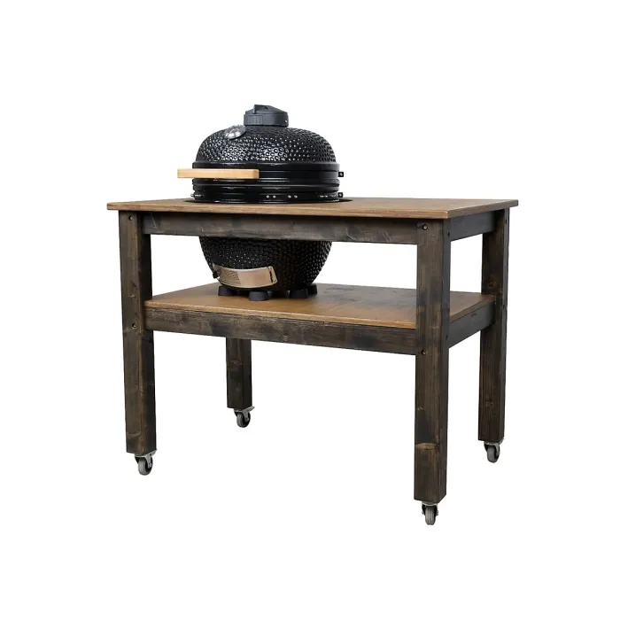 BBQ Space Outdoor Kitchen Islands, for Kamado Bono Minimo Ceramic smoker (1.2m Length, with wheels)