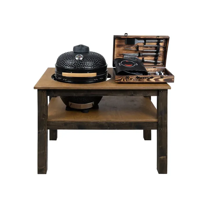 BBQ Space Outdoor Kitchen Islands, for Kamado Bono Limited Ceramic smoker (1.2m Length)