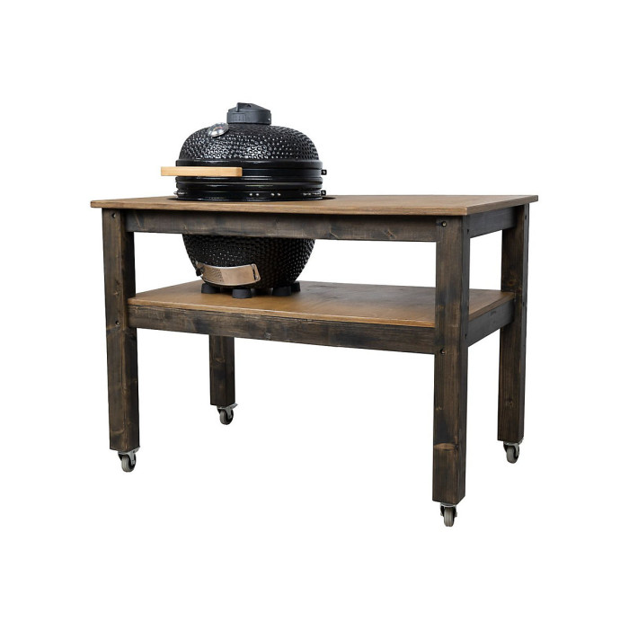 BBQ Space Outdoor Kitchen Islands, for Kamado Bono Grande Ceramic smoker (1.6m Length, with wheels)