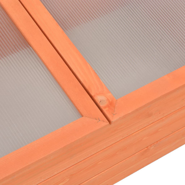 Berkfield Greenhouse Wood 100x50x34 cm