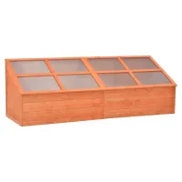 Berkfield Greenhouse Wood 180x57x62 cm