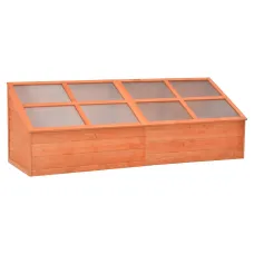 Berkfield Greenhouse Wood 180x57x62 cm