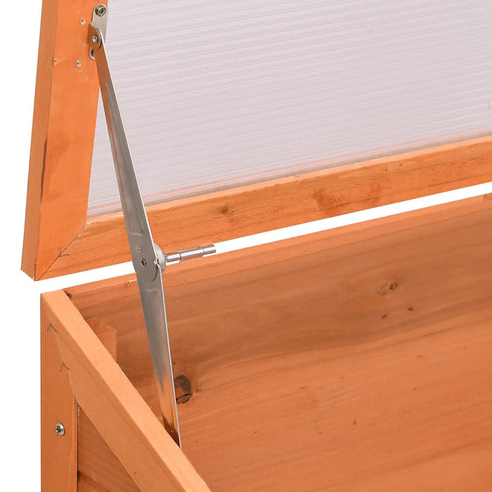 Berkfield Greenhouse Wood 180x57x62 cm