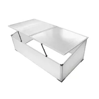 Berkfield Cold Frame 2 Lids 110x55x41 cm