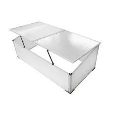 Berkfield Cold Frame 2 Lids 110x55x41 cm