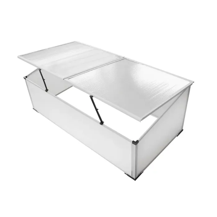 Berkfield Cold Frame 2 Lids 110x55x41 cm