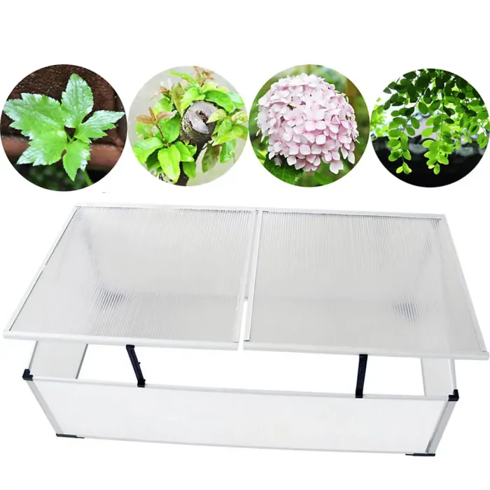 Berkfield Cold Frame 2 Lids 110x55x41 cm