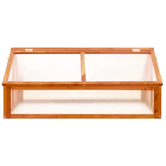 Berkfield Greenhouse Brown 114x80x50 cm Firwood