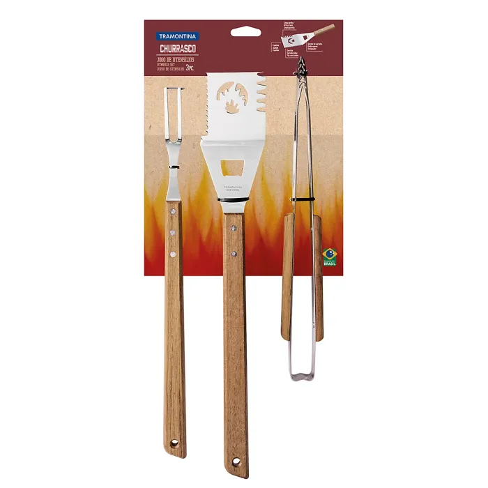 Tramontina 3 Pcs. Barbeque Tools Set