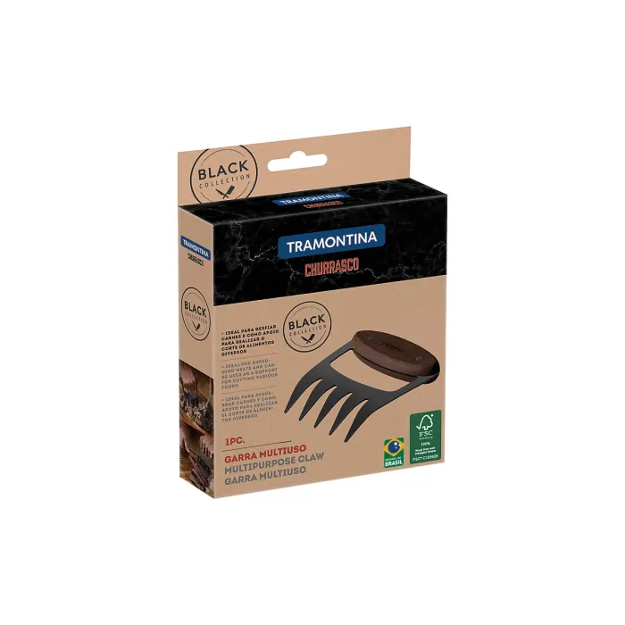 Tramontina Metallic Barbeque Claw with Wooden Handle