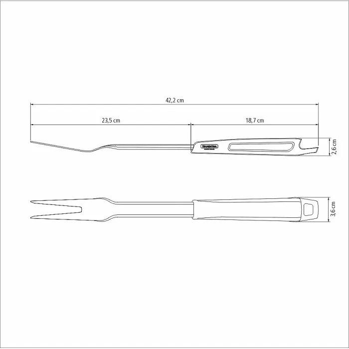 Tramontina 3 Pcs. Barbeque Tools Set