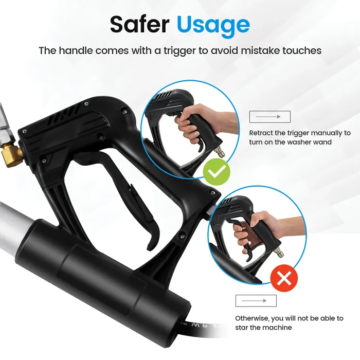 Costway 5M Telescoping Wand for Pressure Washers 4000PSI Commercial Grade Extension Wand